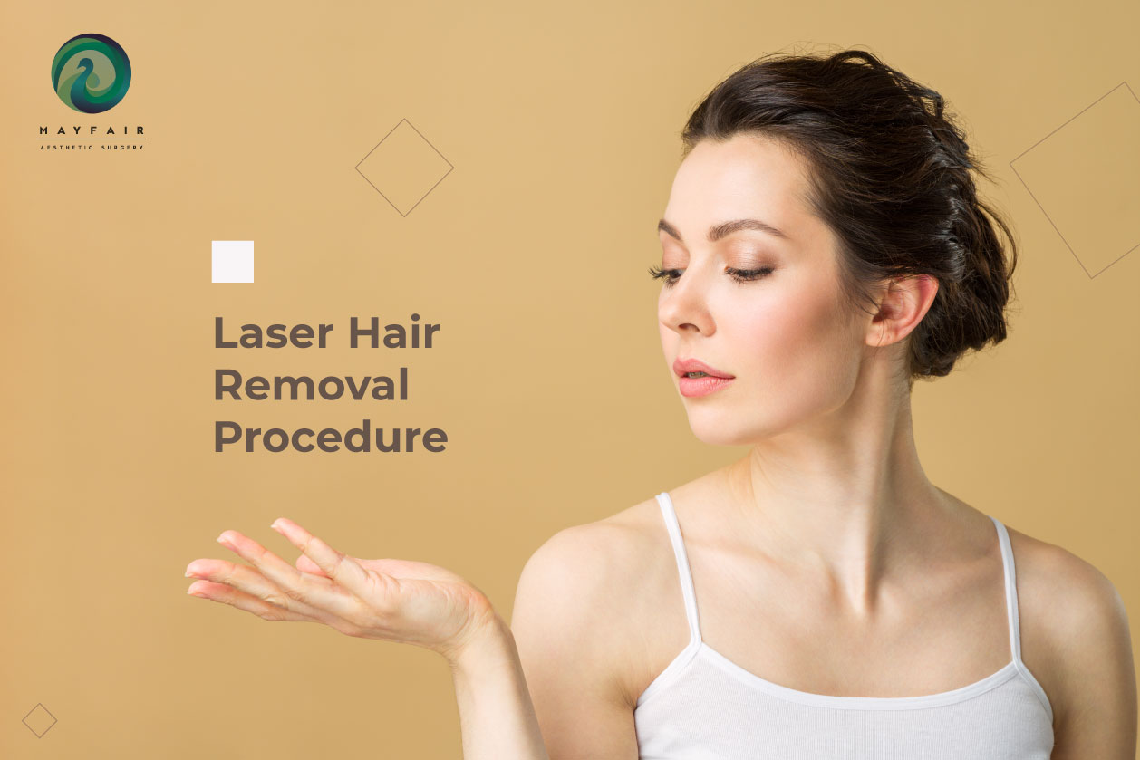 A girl explaining Laser Hair Removal Procedure
